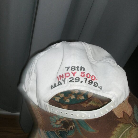 Vintage Indy 500 MARIO Snapback Hat May 29th 1994 78th Race Indianapolis OS - Picture 2 of 3